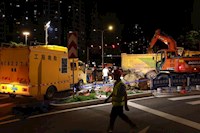 实亿国际管网公司全力推进人行道塌方点修复事情