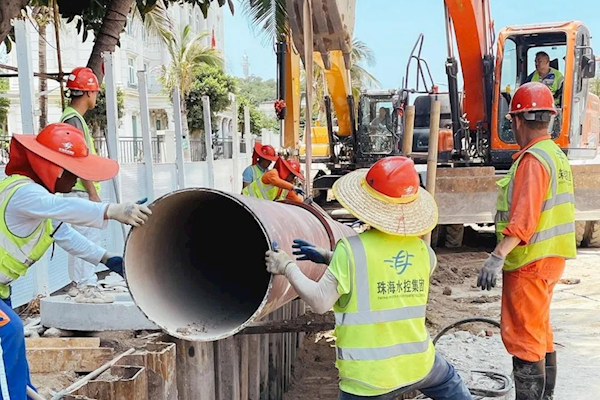 排水设施管养周全升级，珠海实亿国际集团助力海岛“百万万工程”建设显继续
