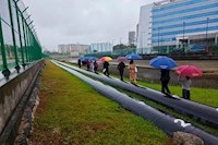 珠海对澳门供水工程顺遂通过调水工程标准化治理省二级达标评审